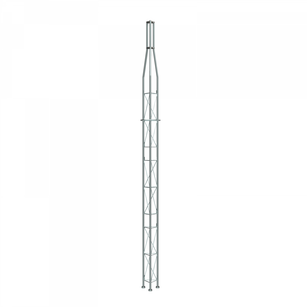 Section Supérieure Pylône 180 Zinc+RPR 3m (Ømax mât 46mm)