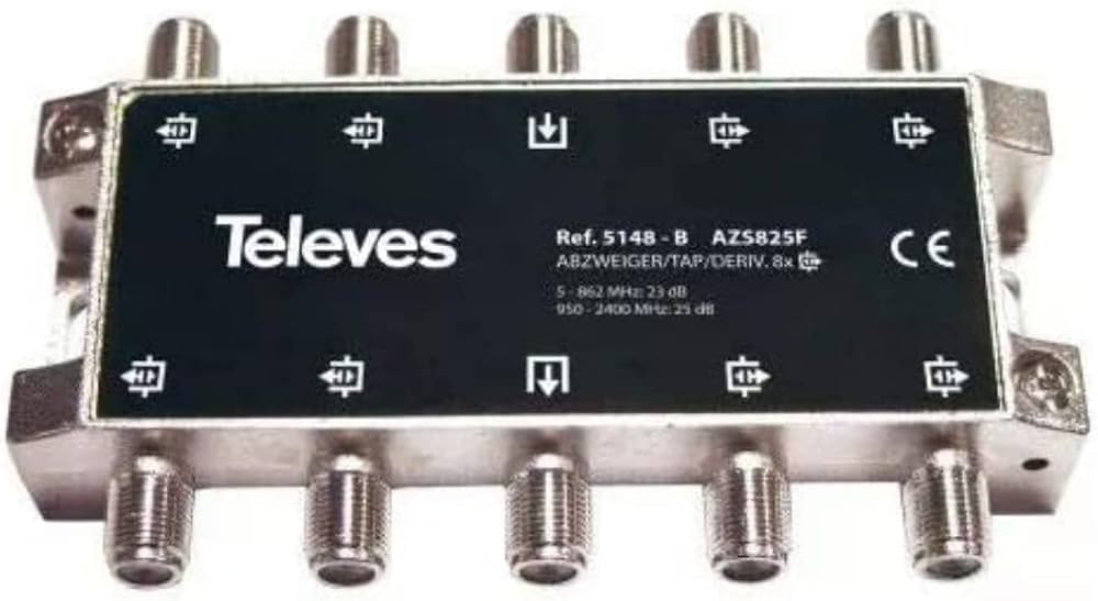 Dérivateur 5...2400MHz “F” 8D 25dB Intérieur