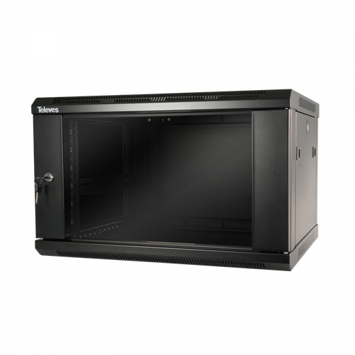 [TVS-533105] Baie 19” 6U. Dimensions: 600x370x450mm  (livrée démontée)