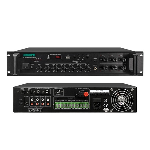 [D-MP610U] Amplificateur de pagination et mixage à 6 zones de 250W