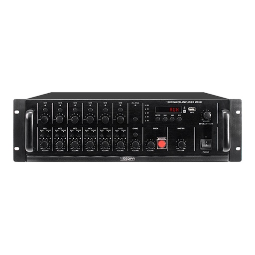 [D-MP812] Amplificateur avec mélangeur intégré 6 zones de 120W
